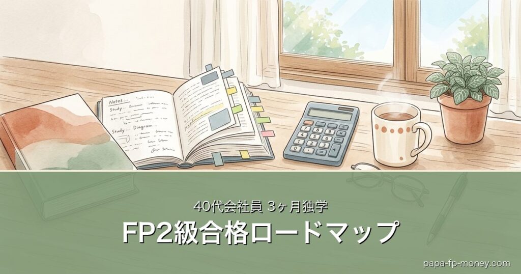 FP2級合格ロードマップ｜40代会社員 3ヶ月独学