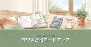 FP2級合格ロードマップ｜40代会社員 3ヶ月独学