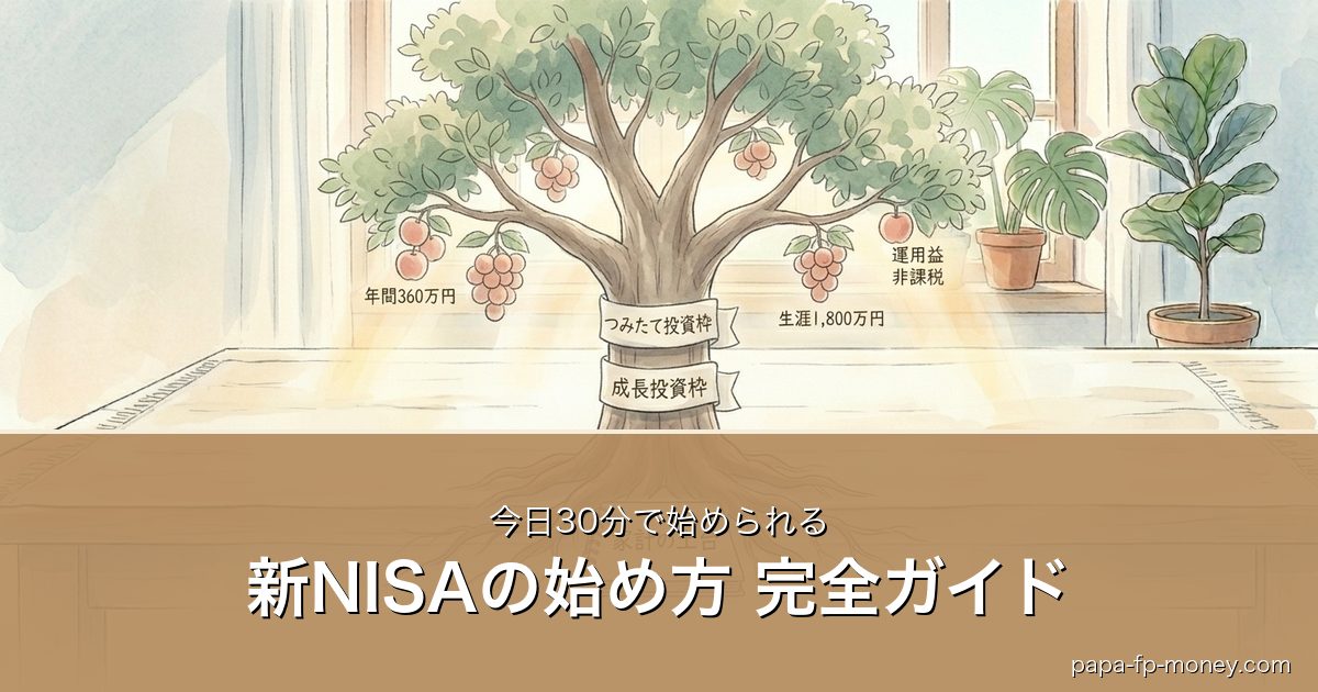 新NISAの始め方 完全ガイド｜今日30分で始められる
