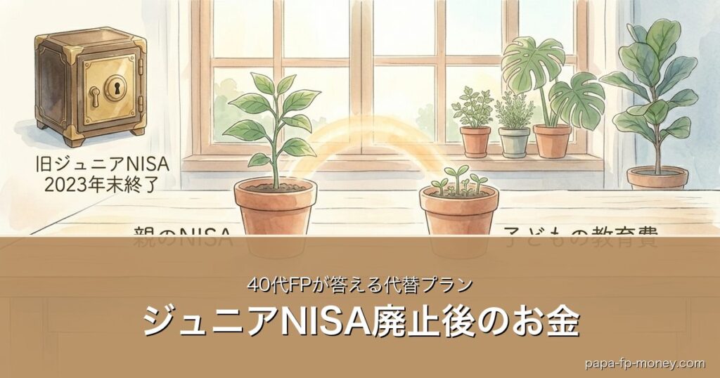 ジュニアNISA廃止後のお金｜40代FPが答える代替プラン
