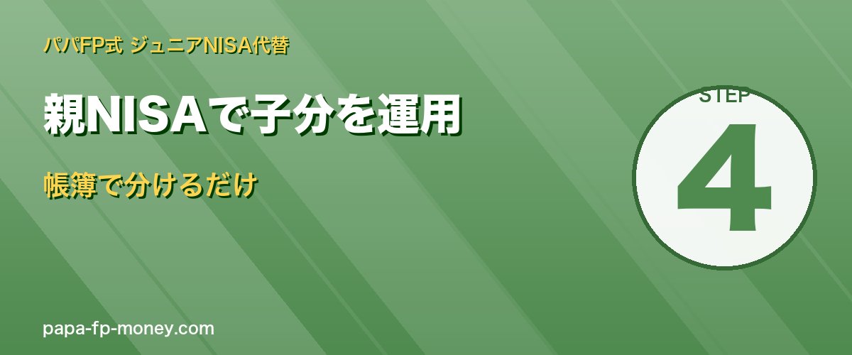 親NISAで子分を運用