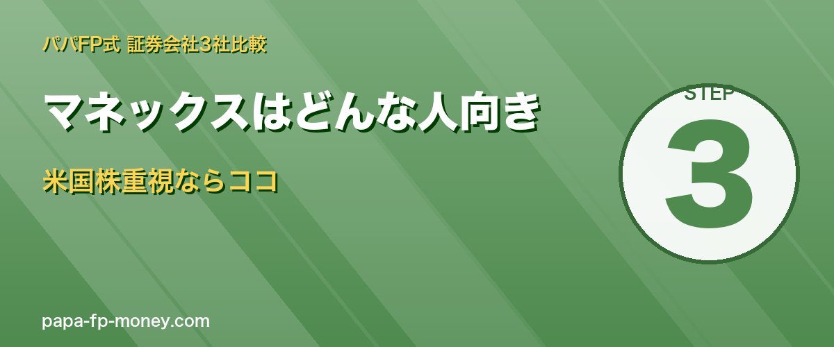 マネックス証券は米国株重視ならココ 銘柄スカウター無料