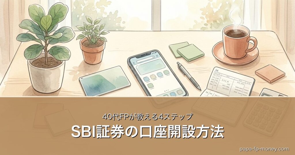 SBI証券の口座開設方法｜40代FPが教える4ステップ