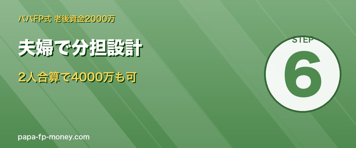 夫婦で分担設計