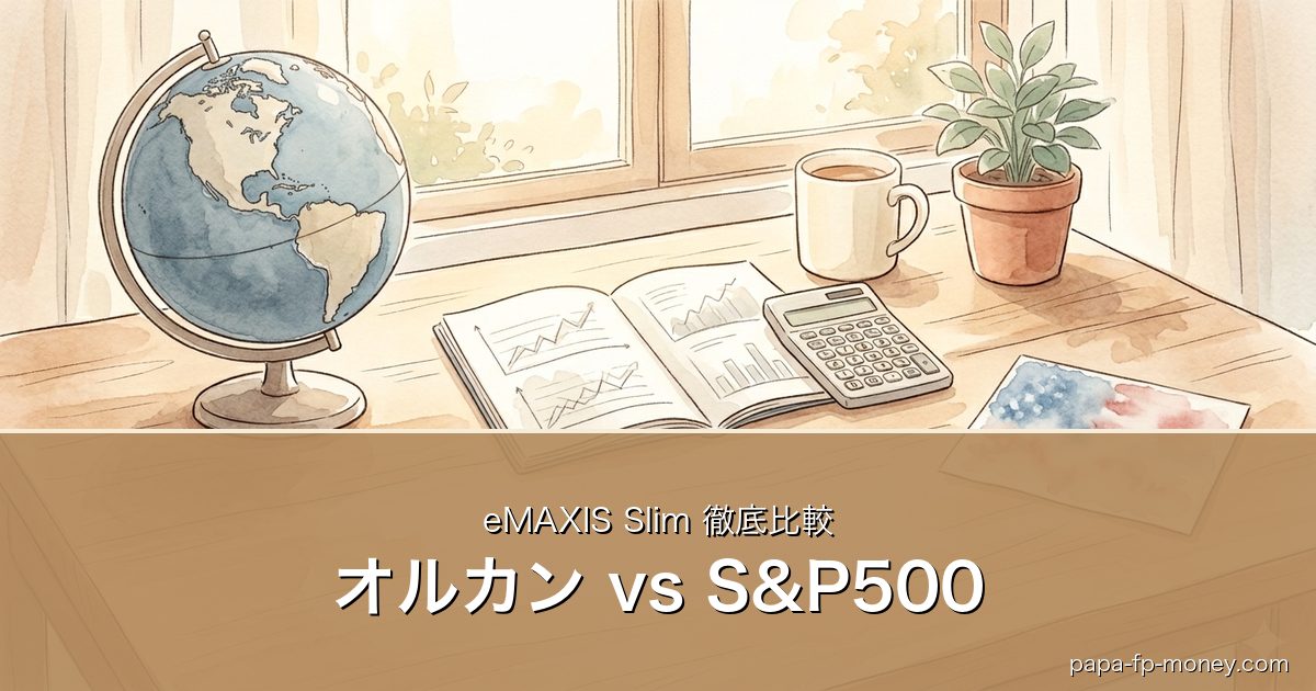 オルカン vs S&P500｜eMAXIS Slim 徹底比較