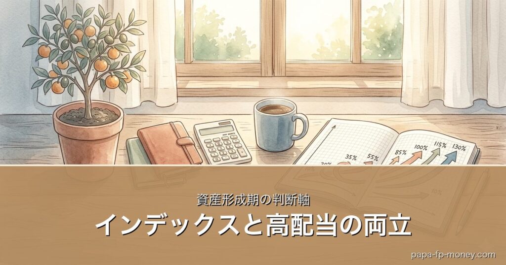 インデックスと高配当の両立｜資産形成期の判断軸