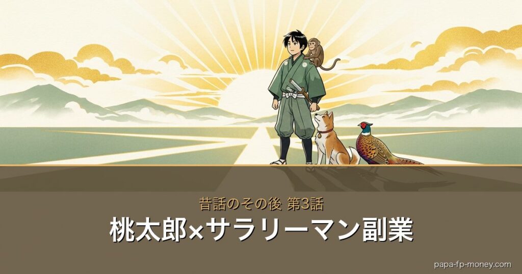 桃太郎×お金の物語シリーズ アイキャッチ