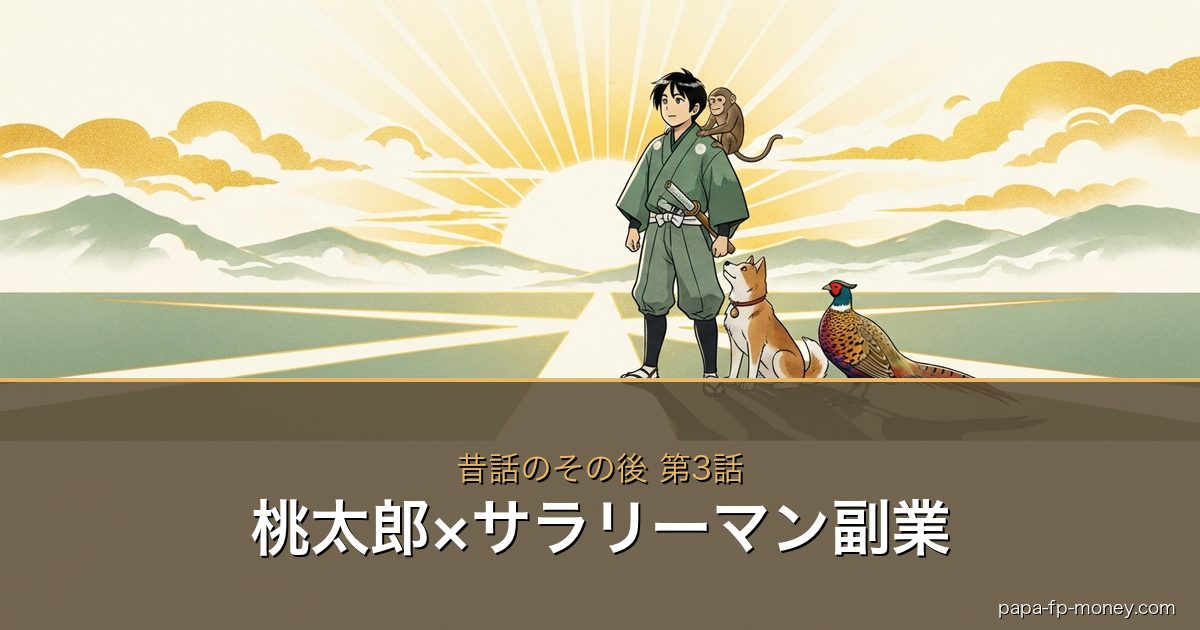 桃太郎×お金の物語シリーズ アイキャッチ