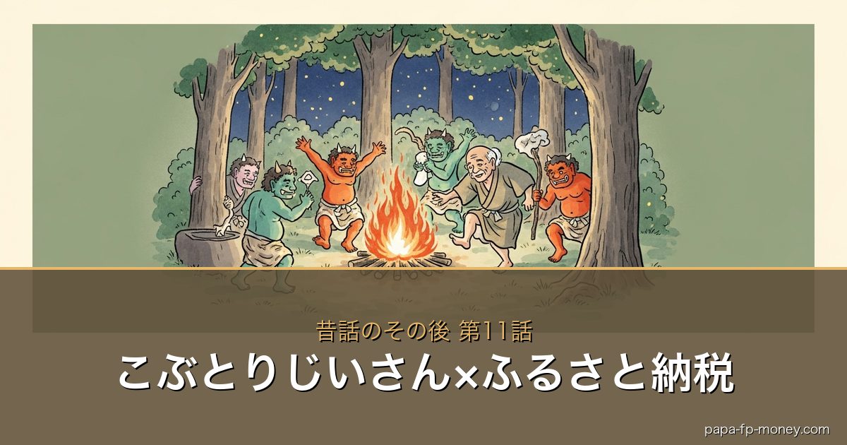 こぶとりじいさん×お金の物語シリーズ アイキャッチ