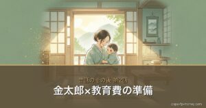 金太郎×お金の物語シリーズ アイキャッチ