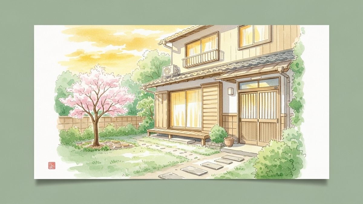 シンプルで余裕ある暮らしの象徴的風景